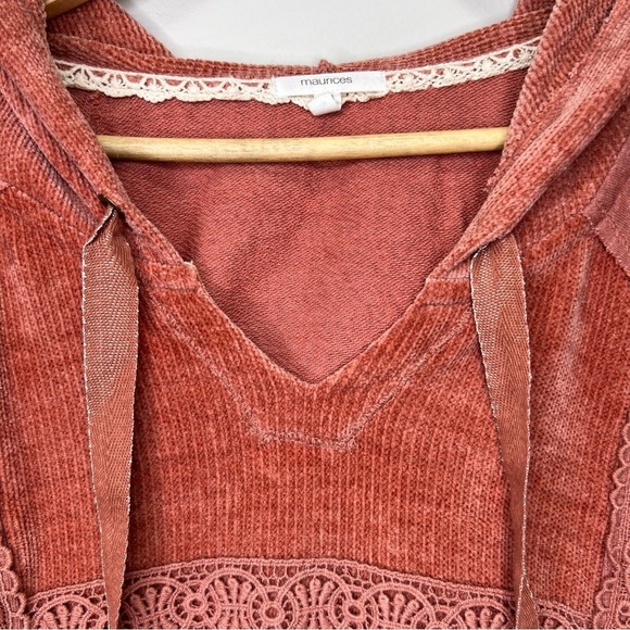 Maurice’s Chenille Mix Hoodie Size 2x - Picture 6 of 12